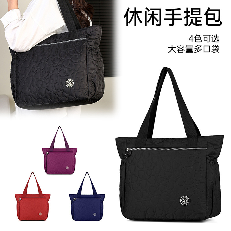 新しいママハンドバッグ、女性用ショルダーバッグ、ファッショナブルな大容量防水レディースバッグ、多用途のショッピングママバッグ|undefined