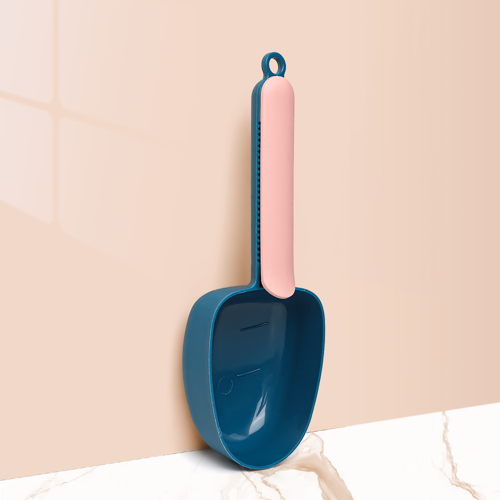 Cuchara de grano para mascotas, mango de sellado de color, cuchara de grano especial para grano para gato, cuchara de grano especial multifuncional, venta directa de fábrica