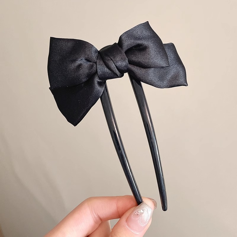 Perezoso dispositivo de cabello cabeza de bola de cuatro dientes peine de cabello pinzas de cabello invertidas pinzas de cabello en forma de U toque de cabello para mujeres