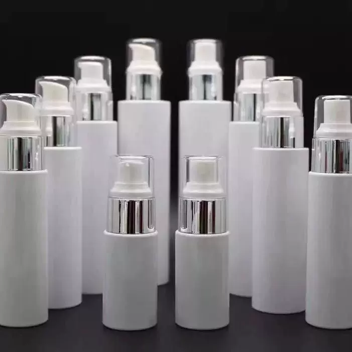 多规格电镀银乳液泵PET瓶喷雾泵瓶护肤品包装化妆品分装旅行瓶
