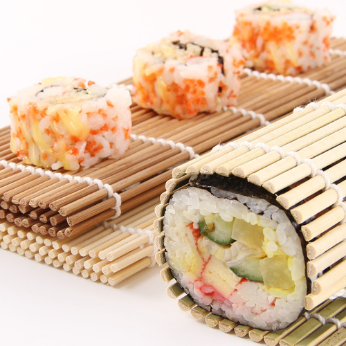 Manufacturer wholesale cross-border green leather sushi rolls sushi tool set seaweed rice mold bamboo sushi curtain