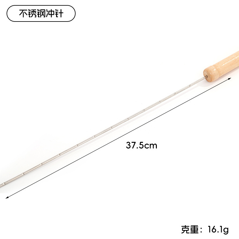国境を越えた屋外バーベキューフォーク、ステンレス製バーベキューフォーク、屋外バーベキュー道具、バーベキュー串、肉串焼きフォーク|undefined