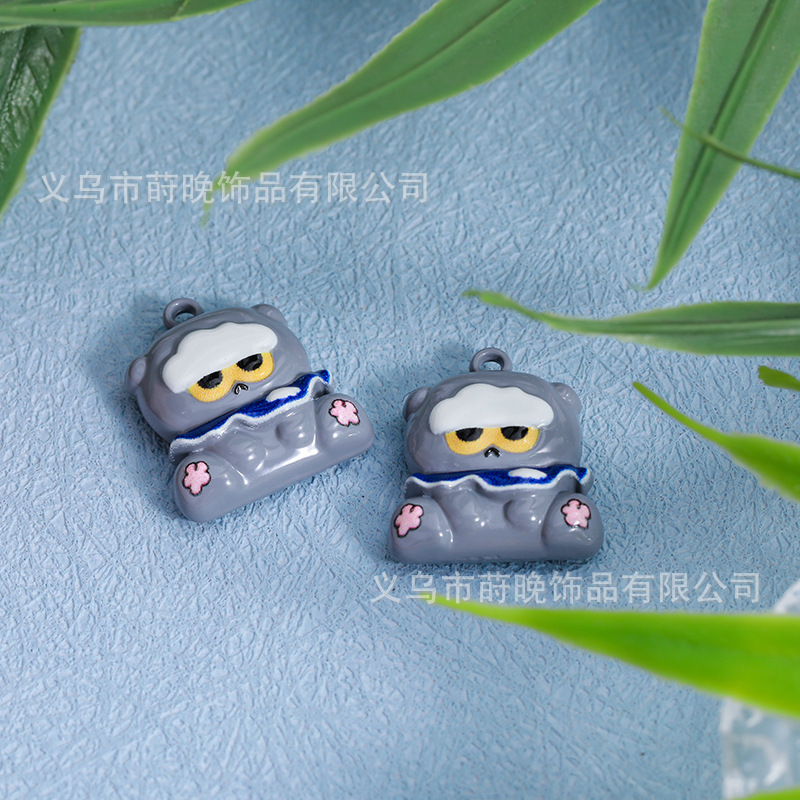 锌合金烤漆GD权志龙zoa猫咪公仔吊坠diy手机链钥匙扣手链饰品配件|undefined