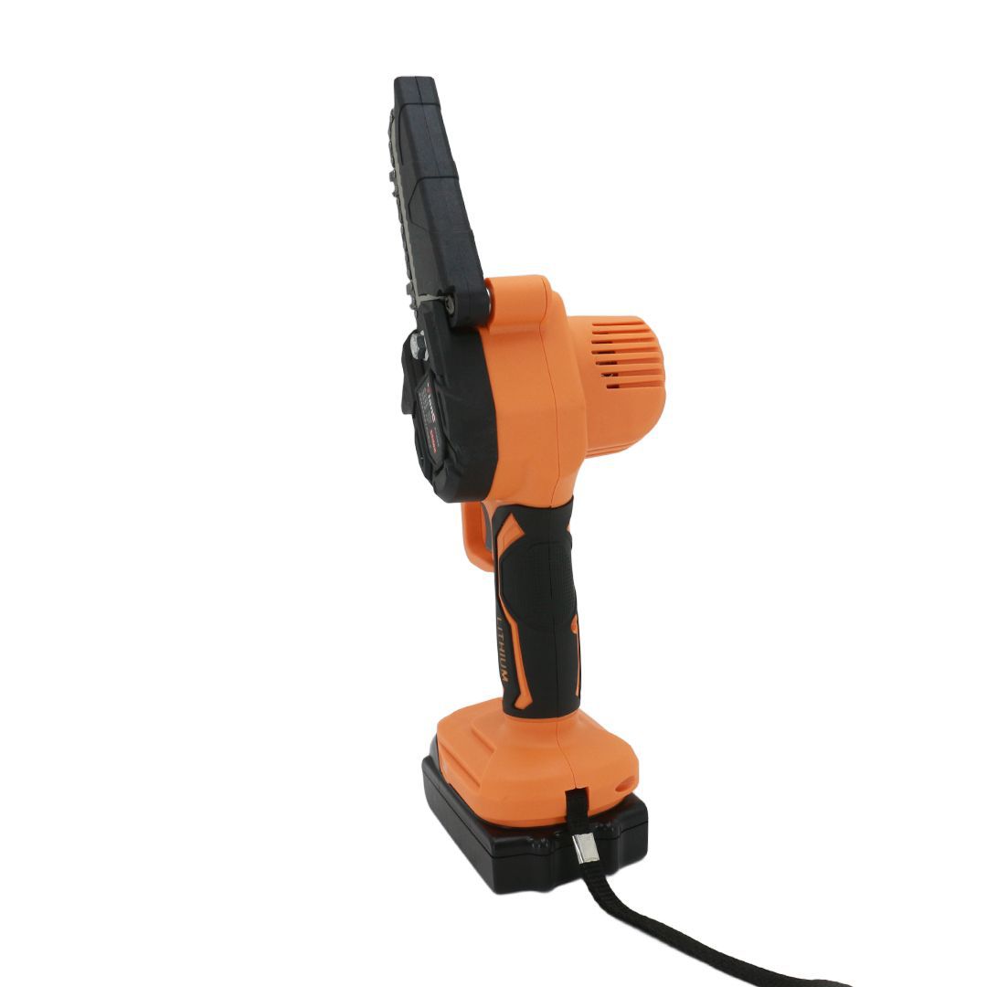 6 pulgadas mini sierra eléctrica recargable Sierra de poda eléctrica de litio para el hogar pequeña sierra de Mano Eléctrica de litio sierra de cadena eléctrica de registro de jardín