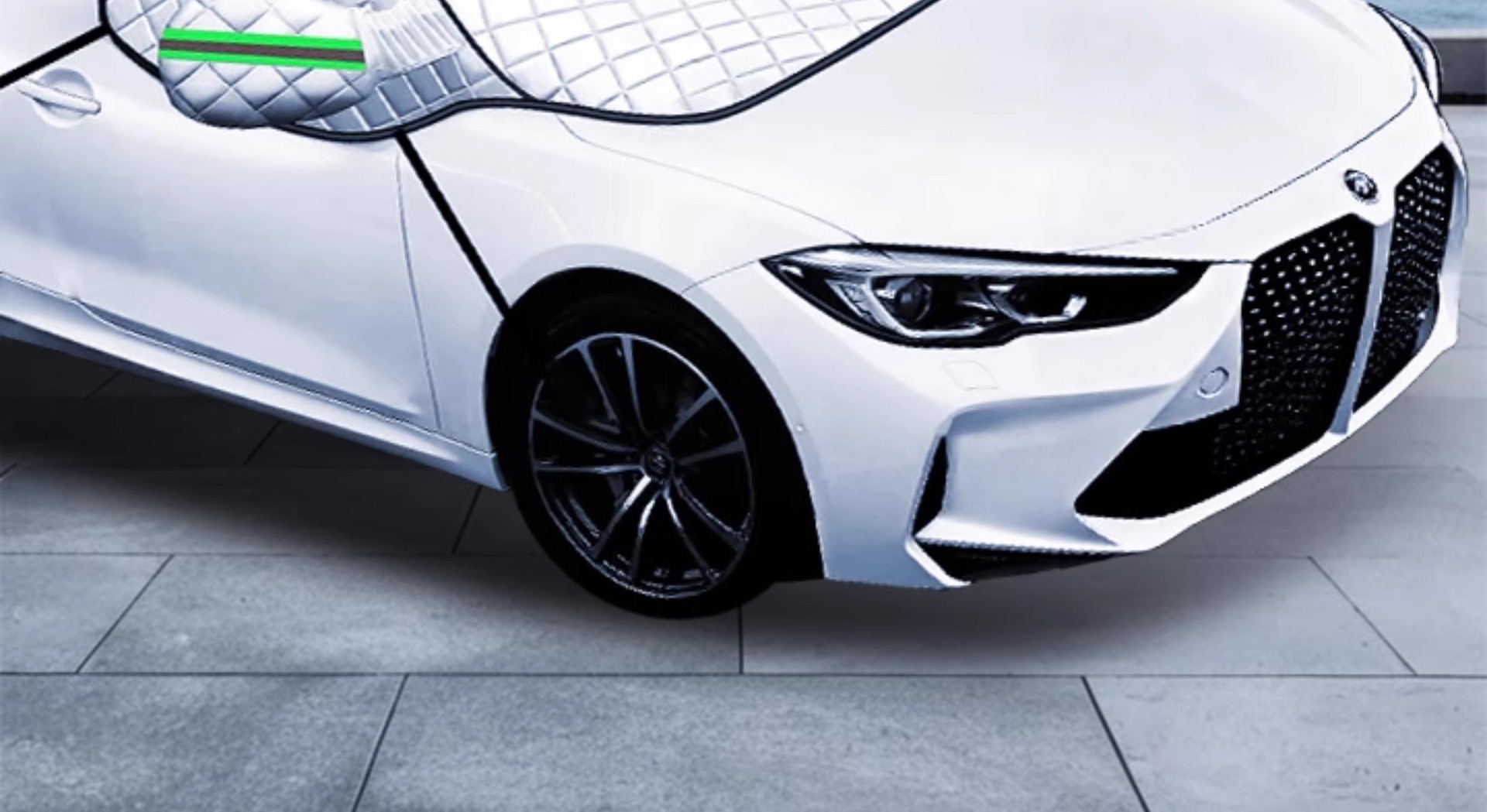 Car Snow Cover Winter Front Windshield Anti-Freeze Cover Anti-Frost and Anti-Snow Car Cover Winter Windshield Thickeneded