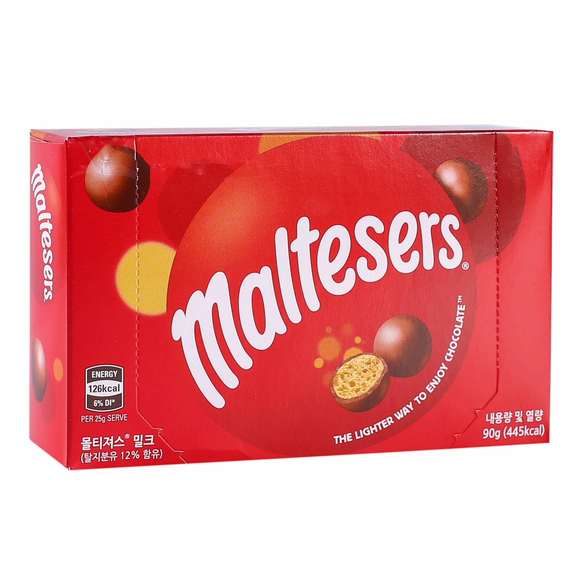 Шоколадные конфеты Maltesers коробка 90 г — молочные или тёмные хрустящие шарики (импорт из Австралии)