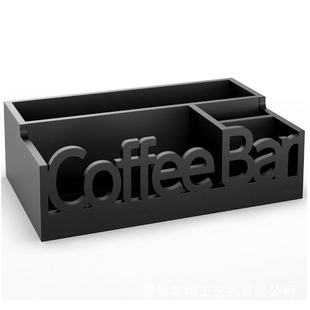 Modern Simple Solid Wood Coffee Bag Storage Box Household Wooden Tea Bag Storage Box Desktop Wooden Coffee Storage Box