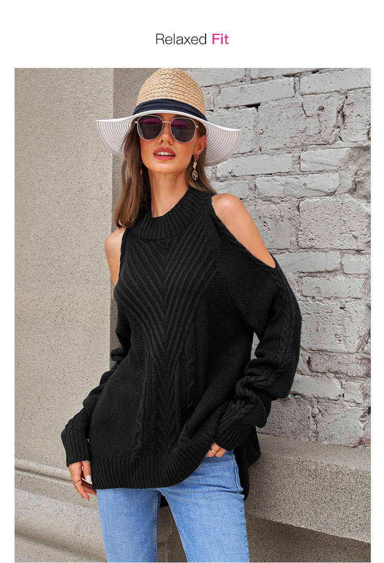 women s solid color high neck sweater nihaostyles clothing wholesale NSSI79527