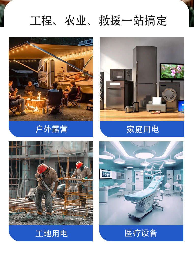 Outdoor household emergency portable 220v/380V single/three-phase 3/5/8kw/10kw gasoline generator