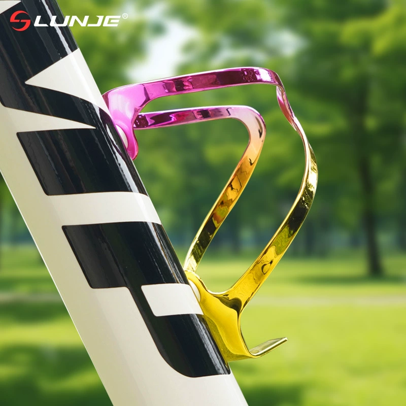 Water bottle, bottle holder, metal golden water, road mountain glass holder, equipment for cycling, bicycle accessories, aluminum alloy