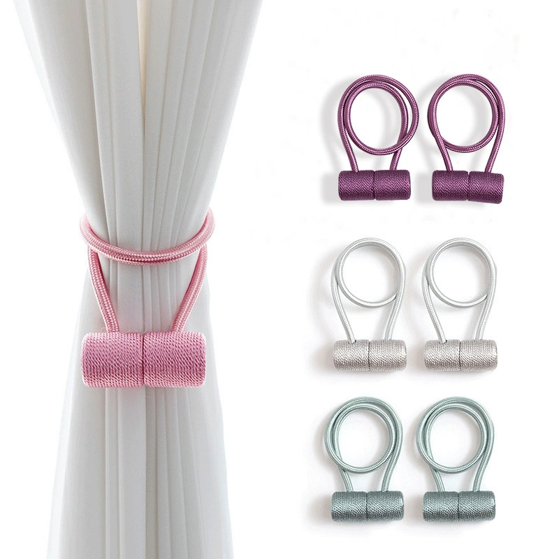 Ins Style современная простая креативная цилиндрическая магнитная пряжка для штор в наличии магнитная пряжка ремень для штор Пряжка для штор оптом