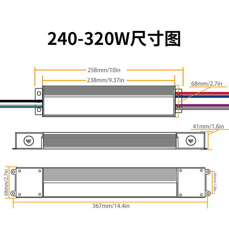 可控硅调光电源24V4A美规UL Class2/FCC认证96W驱动器led驱动电源|undefined
