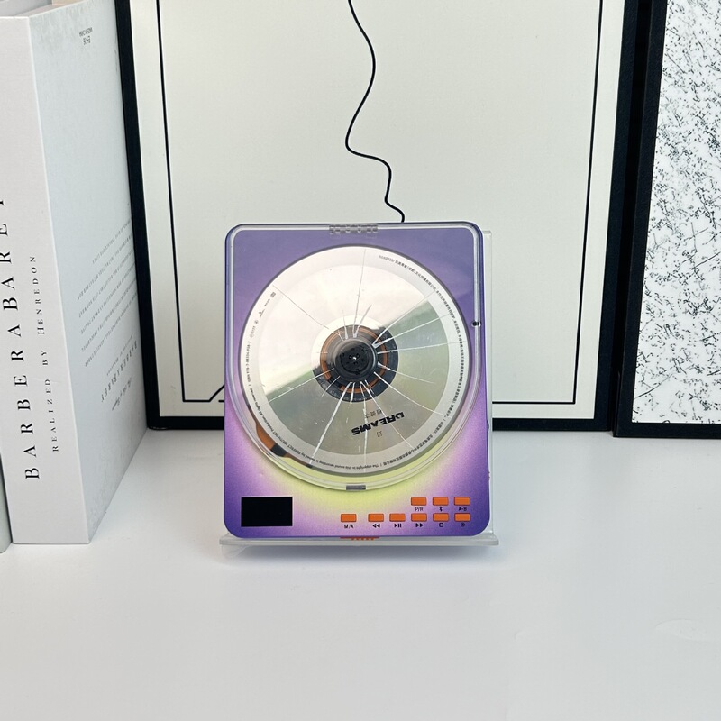 巴音盒跨境热销便携式cd机随身听专辑碟片光盘播放器带蓝牙发射|undefined