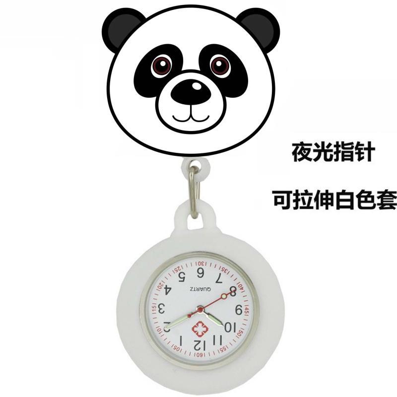 Reloj de enfermera de estiramiento multifuncional luminoso fuerte reloj colgante reloj electrónico digital retráctil de dibujos animados lindo clip cronómetro reloj de bolsillo