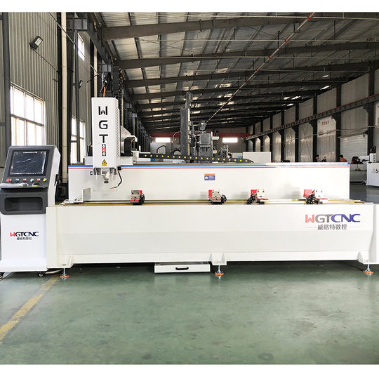 Metal aluminum drilling machine one-year warranty profile processing center industrial aluminum alloy profile three-axis CNC multi-head drilling machine