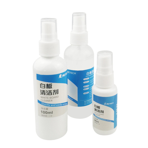 Whiteboard cleaner customized for teaching 30/100ml spray type cleaning fluid for removing stubborn handwriting
