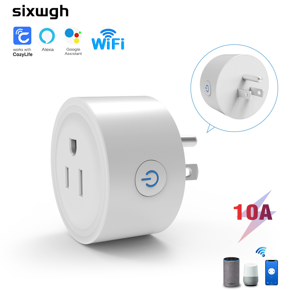 Cozylife美规智能插座WiFi智能远程控制Alexa语音控制定时倒计时