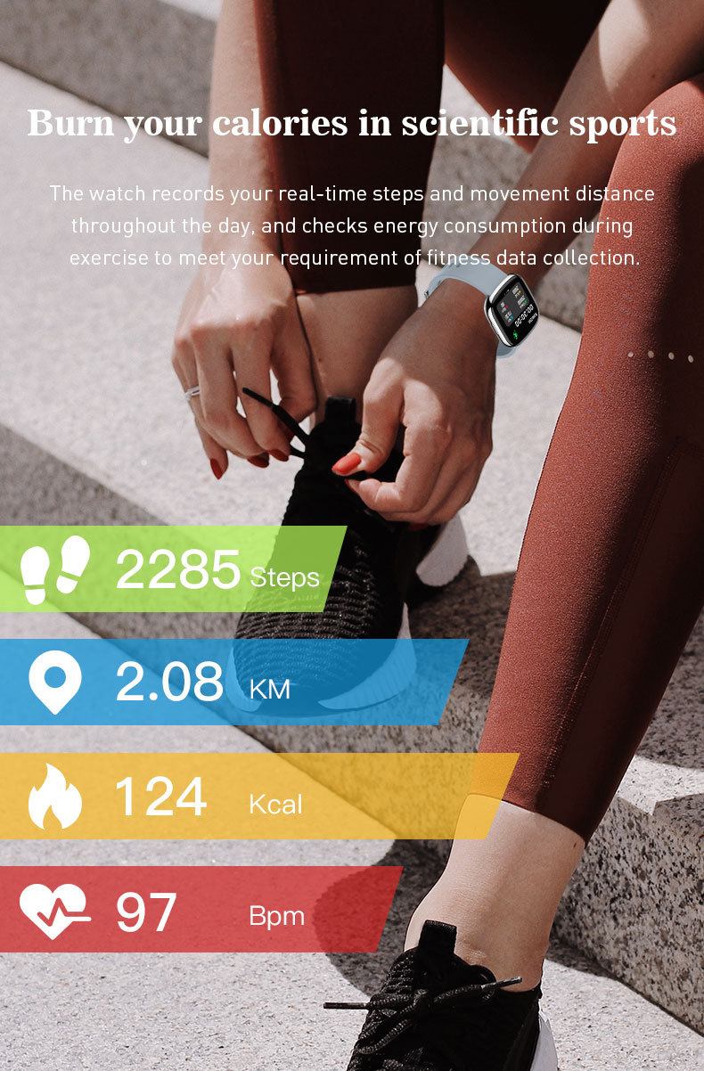 P52 SmartWatch Heart Rate Monitor BT Music Weather DIY Watch_voghion.com