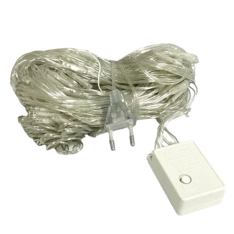 Transfronterizo luz neta LED intermitente luz de la secuencia de luz baja tensión 24V Solar al aire libre pesca neta luz césped vacaciones luz decorativa