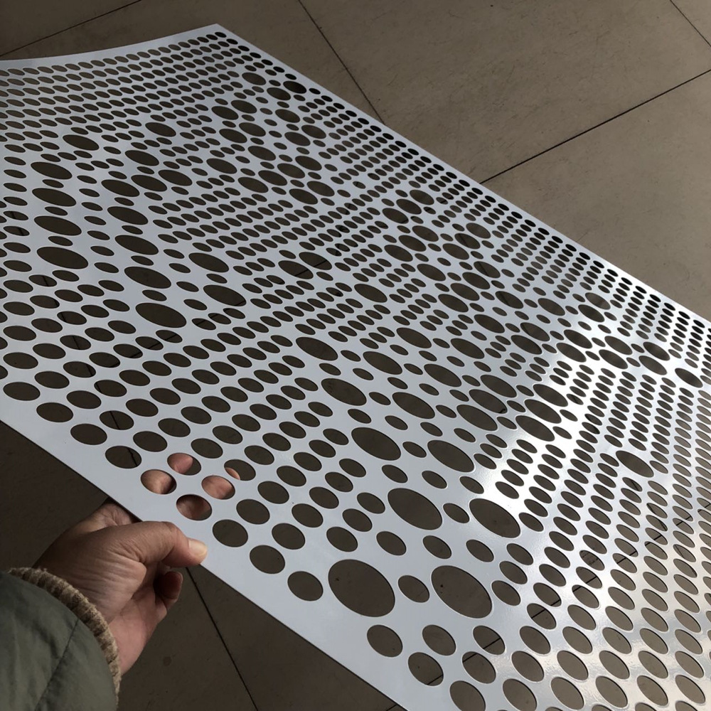 万诺 大小孔交错动物图案冲孔网板 大小孔不规则排列金属洞洞板