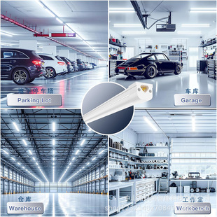 T8 Integrated Lamp Led Store Light 4ft High Brightness Led Lamp 6500K Linkable in Series with Plug