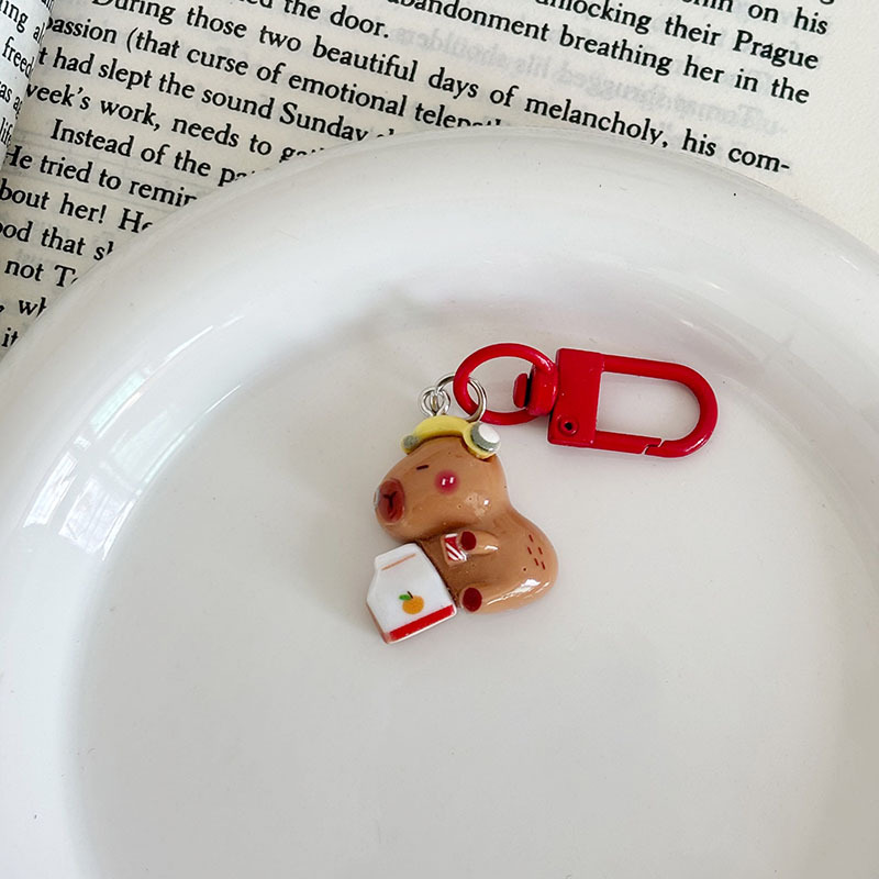 音楽運動の小さい皮の鍵は少女の心の学生を掛けて親友の贈り物のカップルを飾ってペンダントを飾ります。