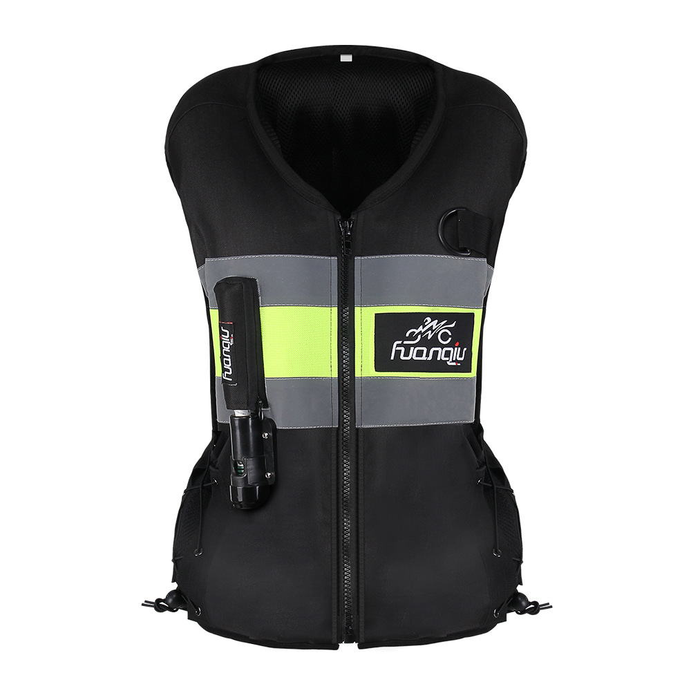 Nuevo chaleco airbag de segunda generación, chaleco de seguridad, chaleco protector, anticaídas, resistente al desgaste, equipo de motociclismo inflable.