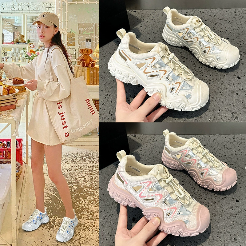 Звезда того же 2024 уродливая и милая обувь весна и лето новая обувь для походов на открытом воздухе дышащая