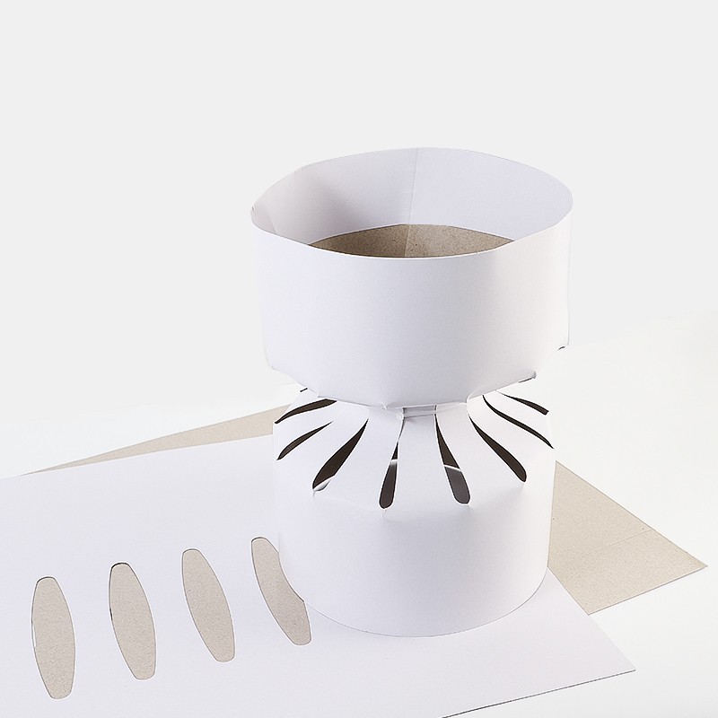 Small fragrant bouquet lined with shaped pieces flower packaging paper flower bouquet fixed support floral DIY material