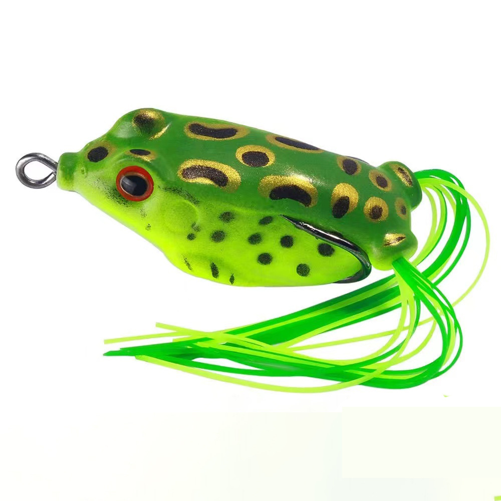 Caña de pesca tradicional novatos 2024 nuevo trueno rana nuevo juego de trueno rana biónica negra