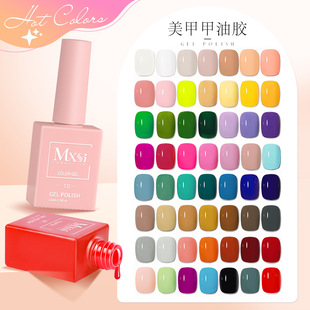 New white popular color one bottle one color nail polish glue 60 color set nail beauty shop special phototherapy glue suit
