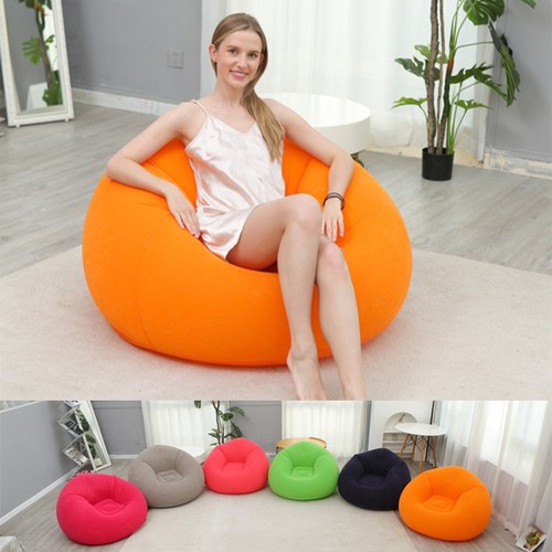 Inflatable sofa chair thickened lazy sofa bedroom home leisure single portable outdoor Internet celebrity sofa bed