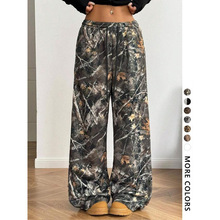 O 87145 Camouflage leaf print set �Բ���Ҷӡ���˶��׿羳