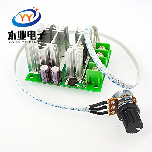直流电机 调速器 泵 pwm无级变速调速开关高效率 12V-40V 10A带线