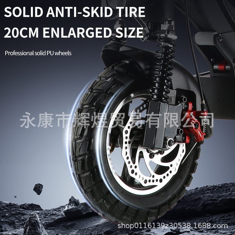 Factory Direct Supply Export Lithium Battery 48V Electric Scooter Folding Adult Skateboard Mobility Scooter Pedal Driving