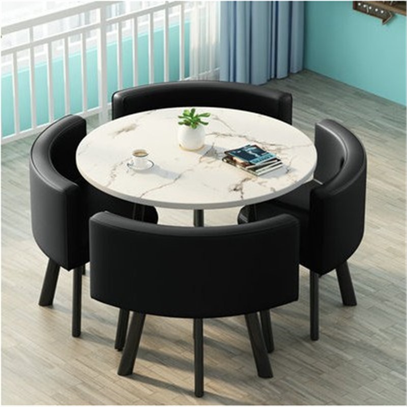 카키 모조 대리석 블랙 가죽