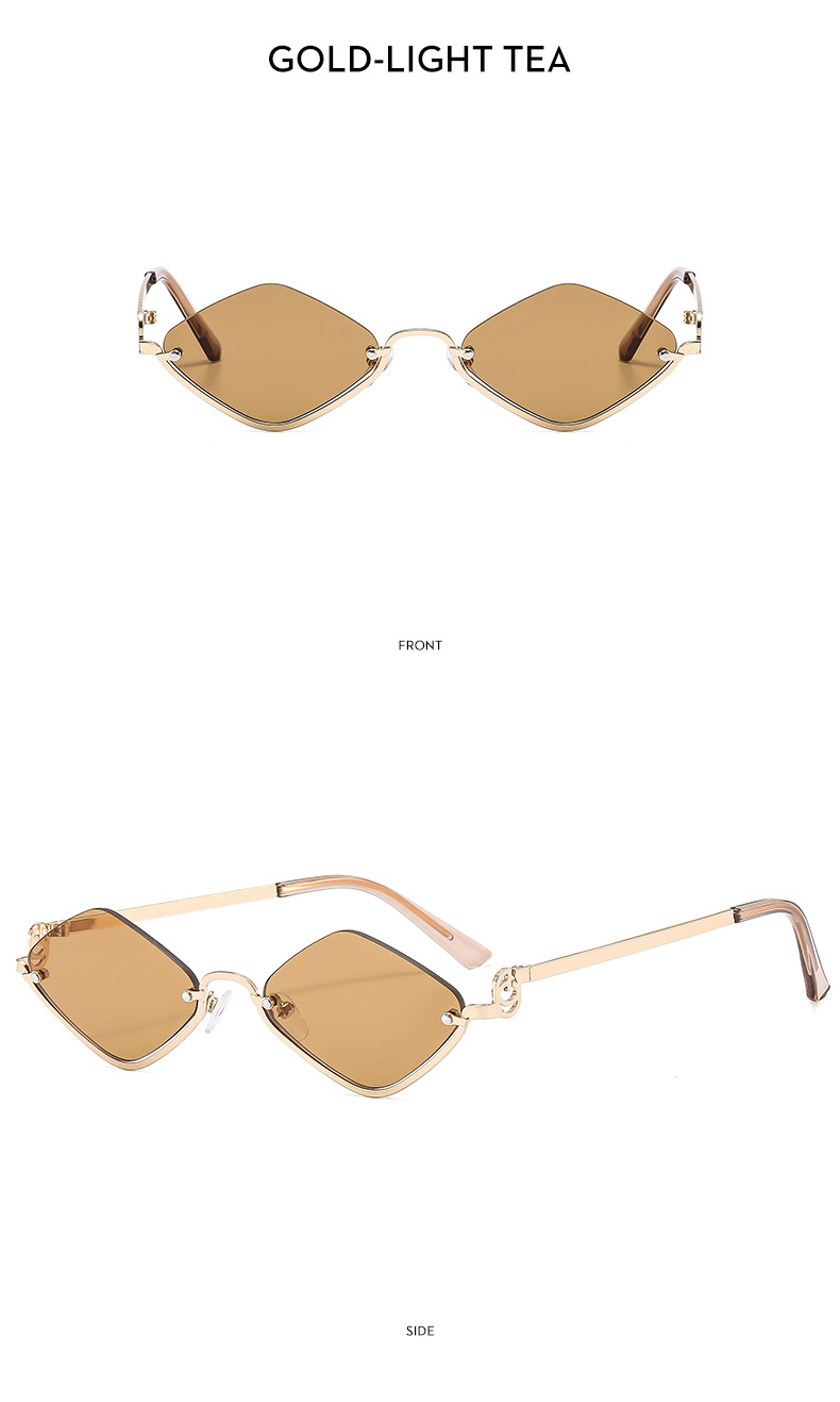 Casual Solid Color Ac UV400 Protection Polygon Full Frame Women's Sunglasses display picture 13