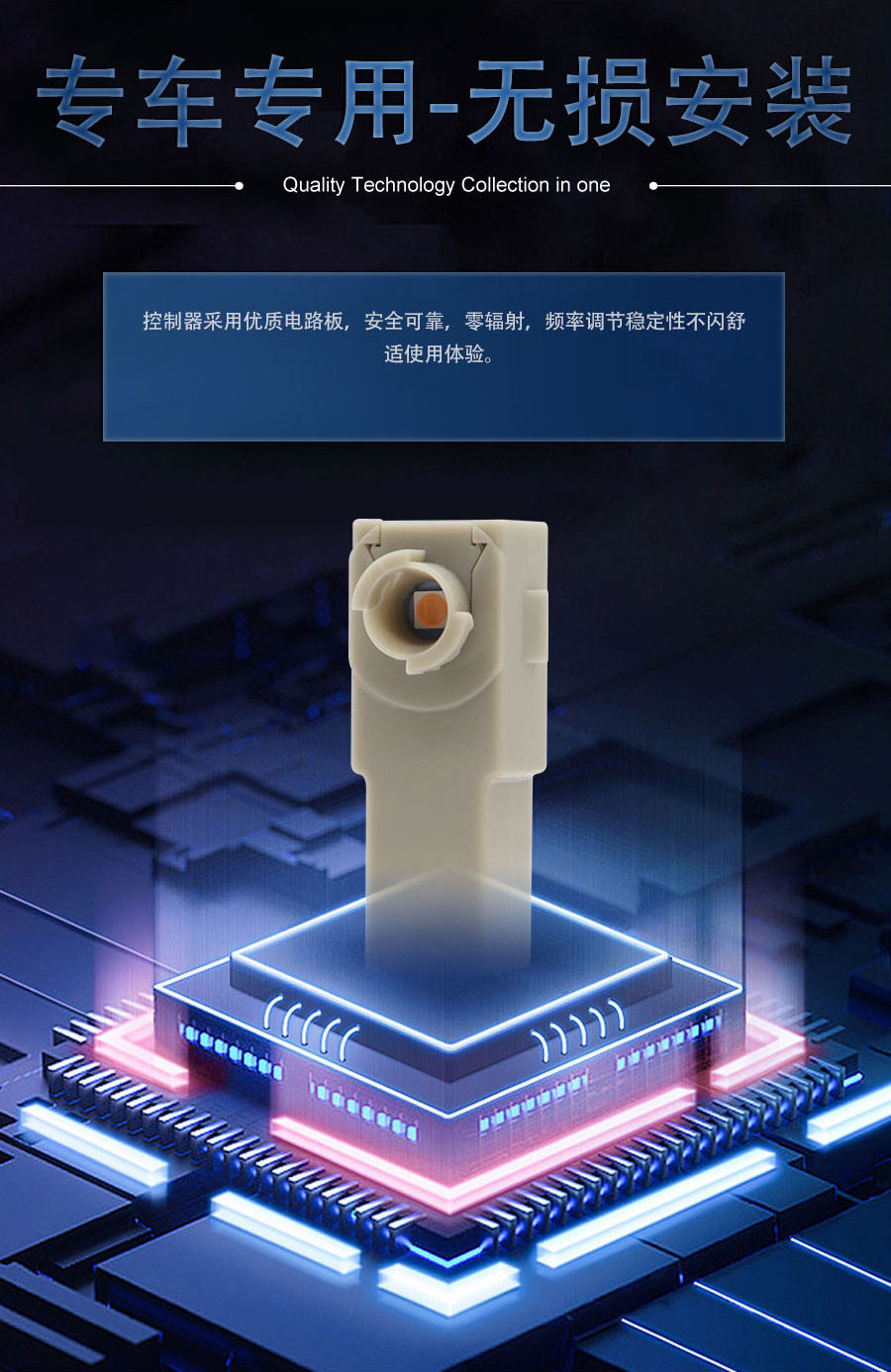Suitable for Toyota series models Erfa Wilfen RAV4 car LED foot socket Toyota foot light
