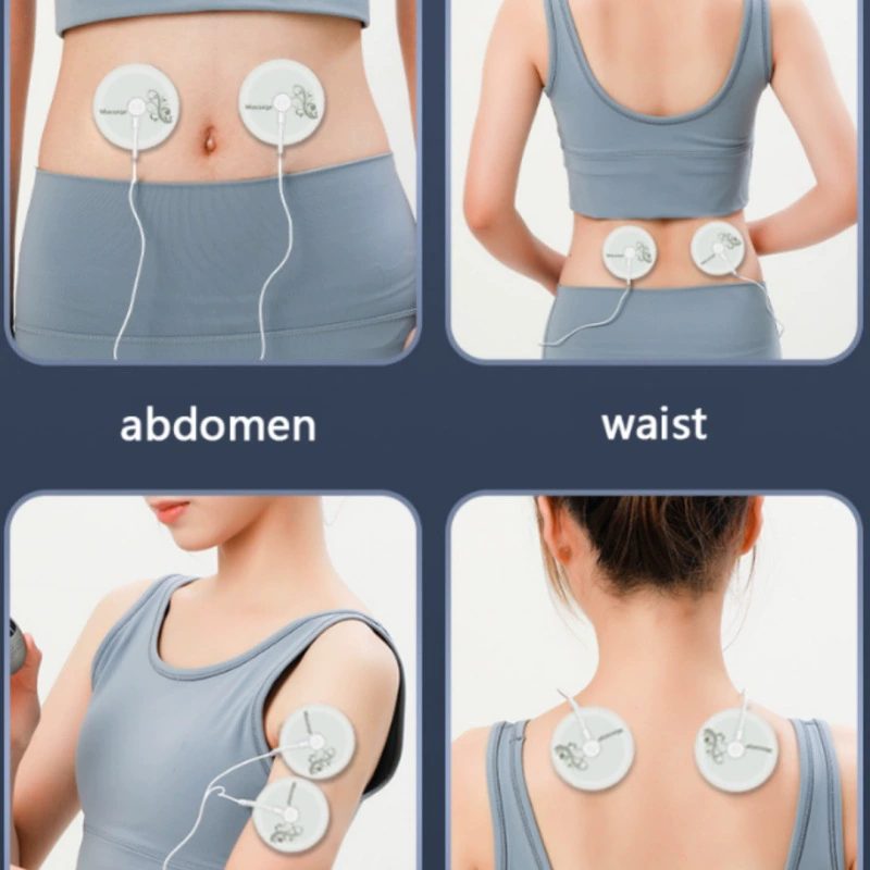 Бытовой низкочастотный импульсный аппарат для меридианной терапии, двухканальный массажер для шеи, мини-многофункциональный EMS-массажер для стоп