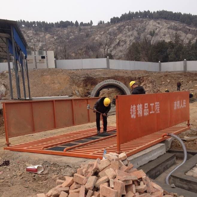 炎泰建筑工地9洗车机自动洗轮机平板式洗轮机产品