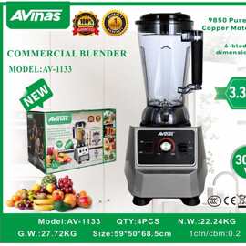 AV-1133     BS PLUG   Commercial Blender 5.3L 4PCS/CTN