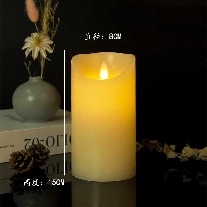 LED電子ろうそく灯ロマンチックな結婚祝いは街灯を導いてろうそくのホテルの家の誕生日パーティーの装飾をシミュレーションします。|undefined