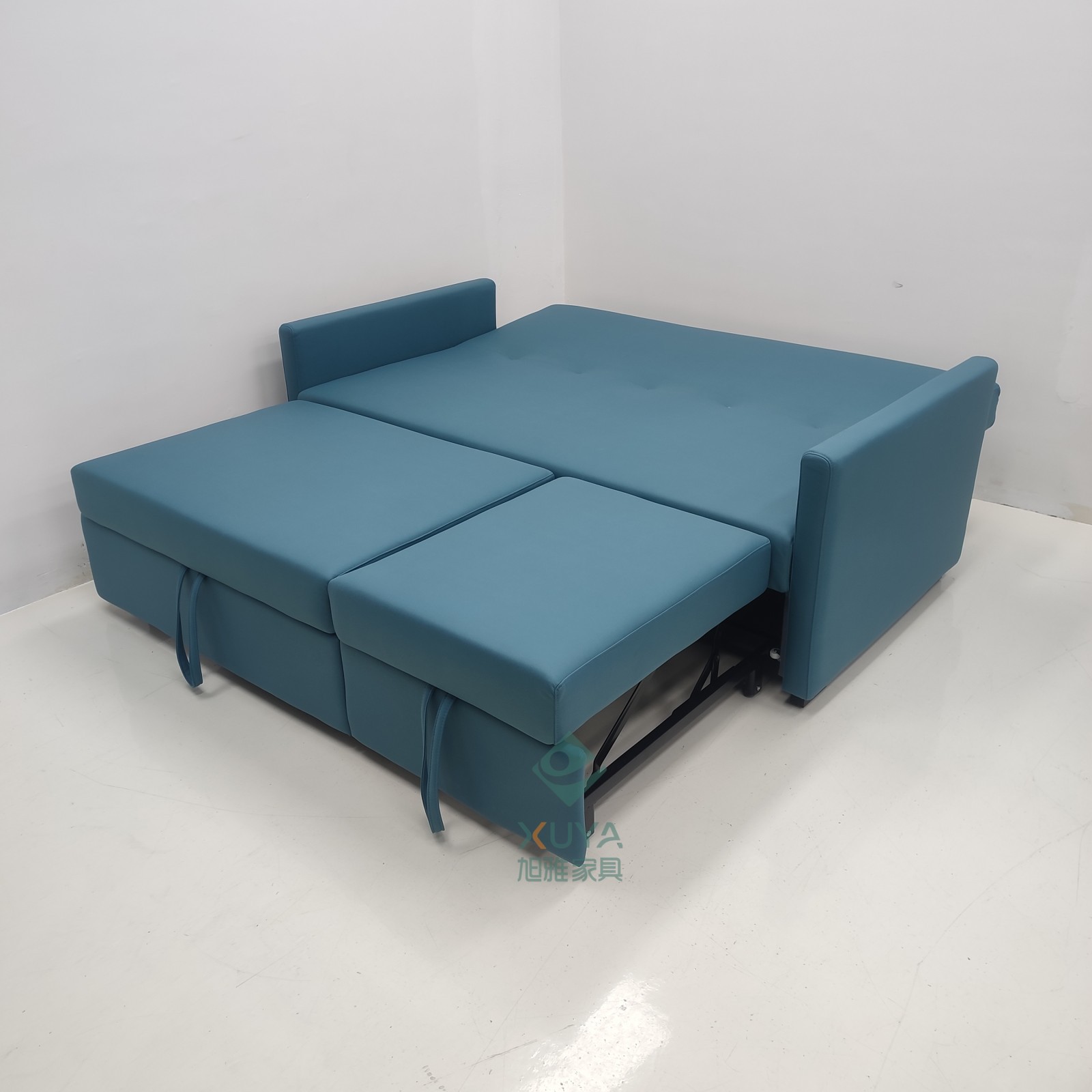 Sofá cama plegable de tres segundos tipo pequeño hogar tecnología tela sofá cama deslizante anti-cat arañazo sala de estar apartamento plegable peinado
