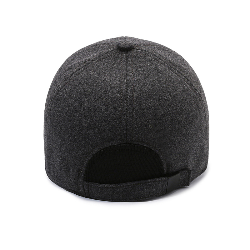 Warm Men's Baseball Cap For Autumn And Winter With Ear Protection_voghion.com