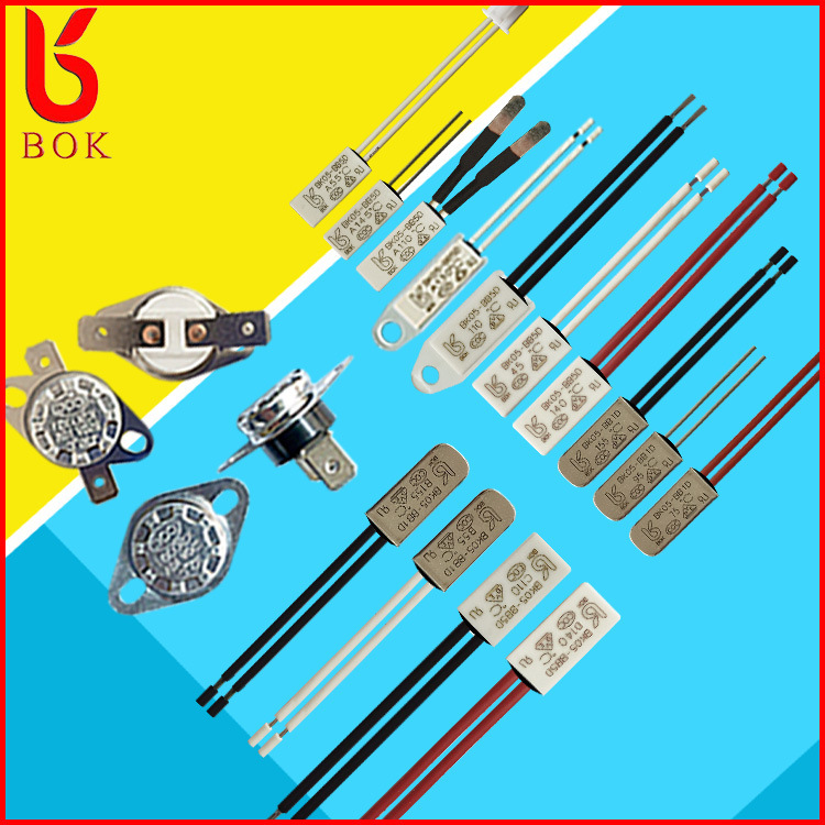 厂家直销9700温控开关KW水暖毯扫地机按摩器电加热BW过热保护器