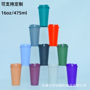 �羳����16OZ���Ͽ��ȱ�����������PP�Ό�ֱ�475ml��ӡˢlogo