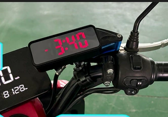 Vehicle HUD Speed Display Hud All-In-One Device - v12-with-motorcycle-bracket-overseas-version