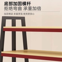 超市货架展示架双面展示柜中岛台展示台零食化妆品多层零食置物架