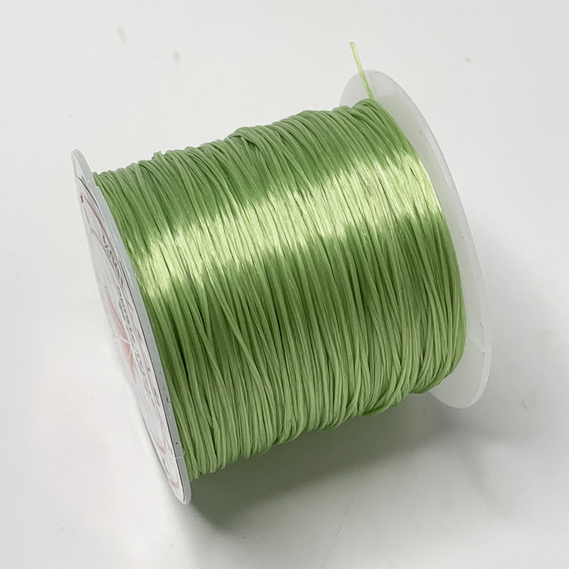 Cordón de pulsera de alta calidad de alambre plano elástico, cordón de cuentas resistente al desgaste, cordón de juego de alta elasticidad, cordón especial para pulsera