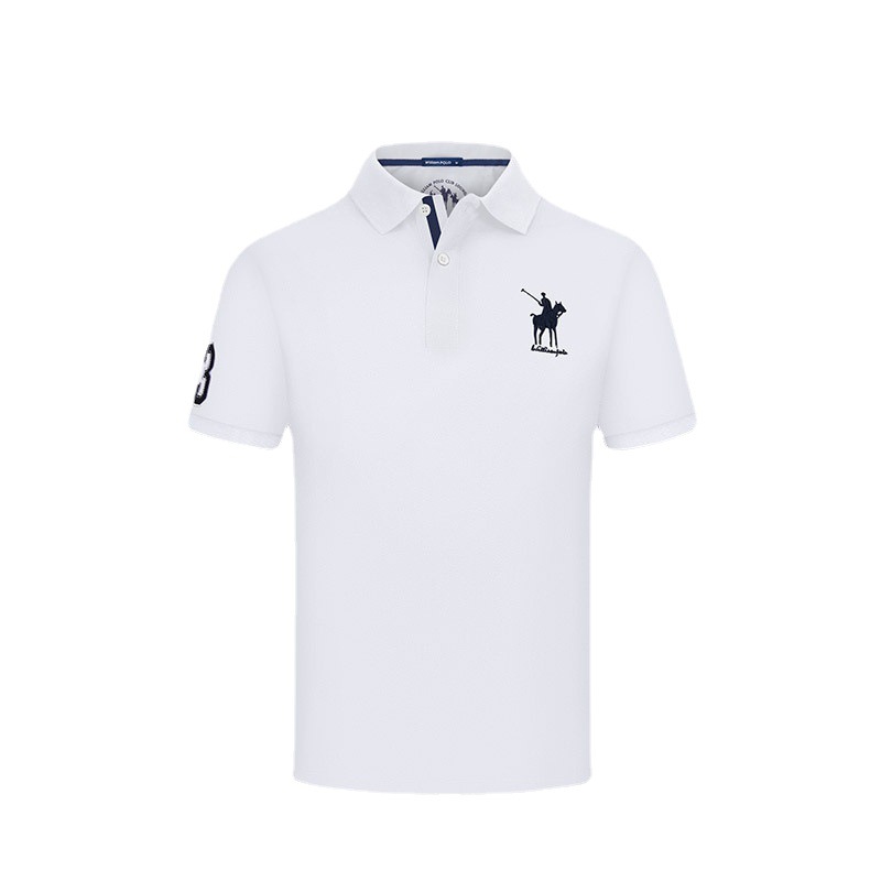 King's Paul Polo Shirt Summer New Solid Color Short-sleeved All-match Thin Casual Simple Polo Shirt Men's Shirt Collar